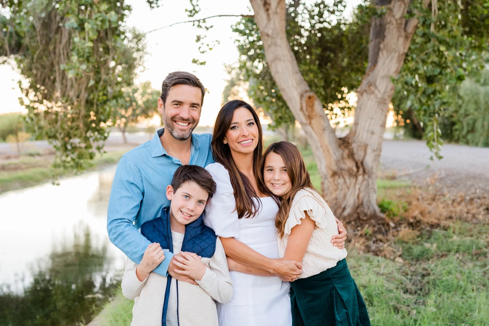 Alex and Maria-Paz Stavros with their family.