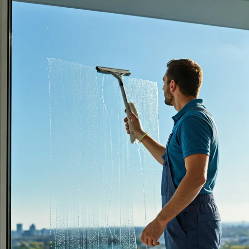 Professional window cleaning for polished glass and bright property presentation.